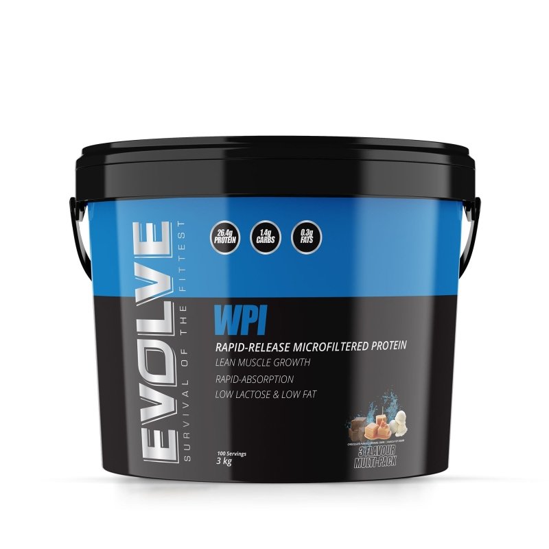 Evolve WPI 3kg - 3 Flavour