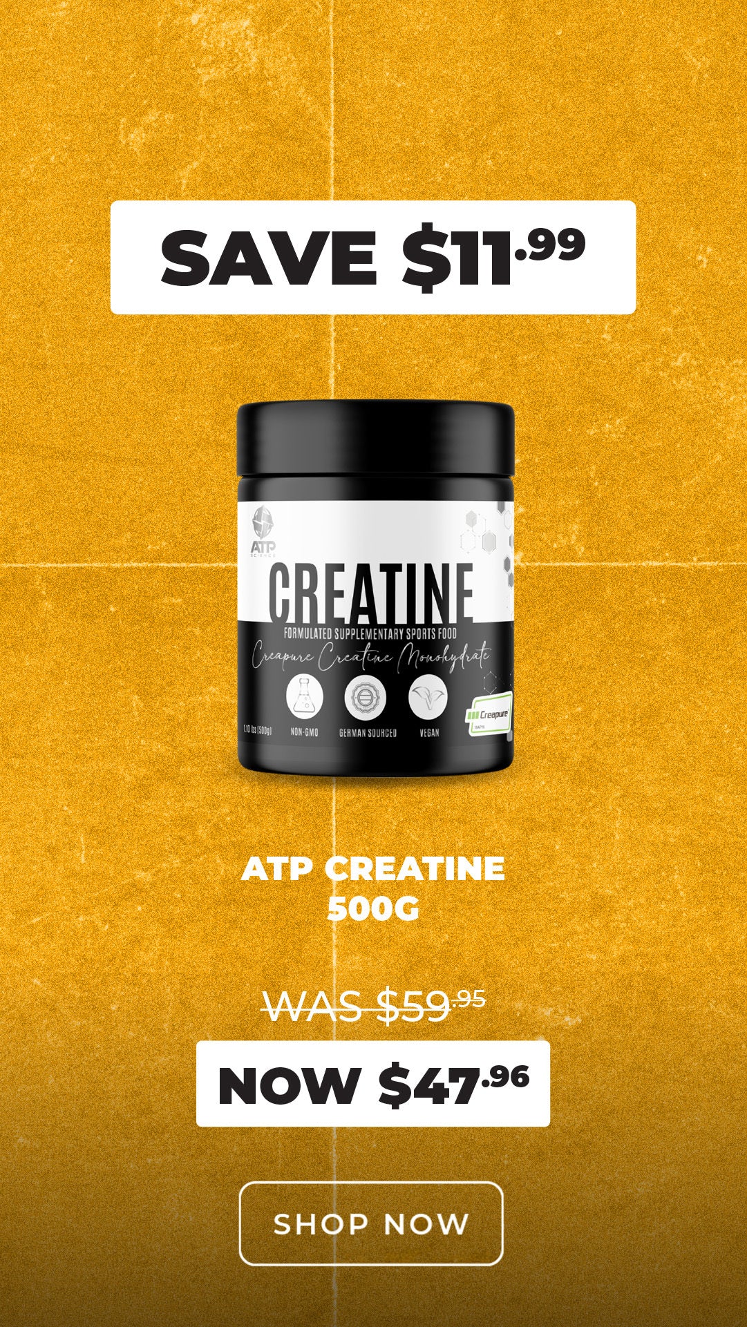 20% off ATP Science 500g