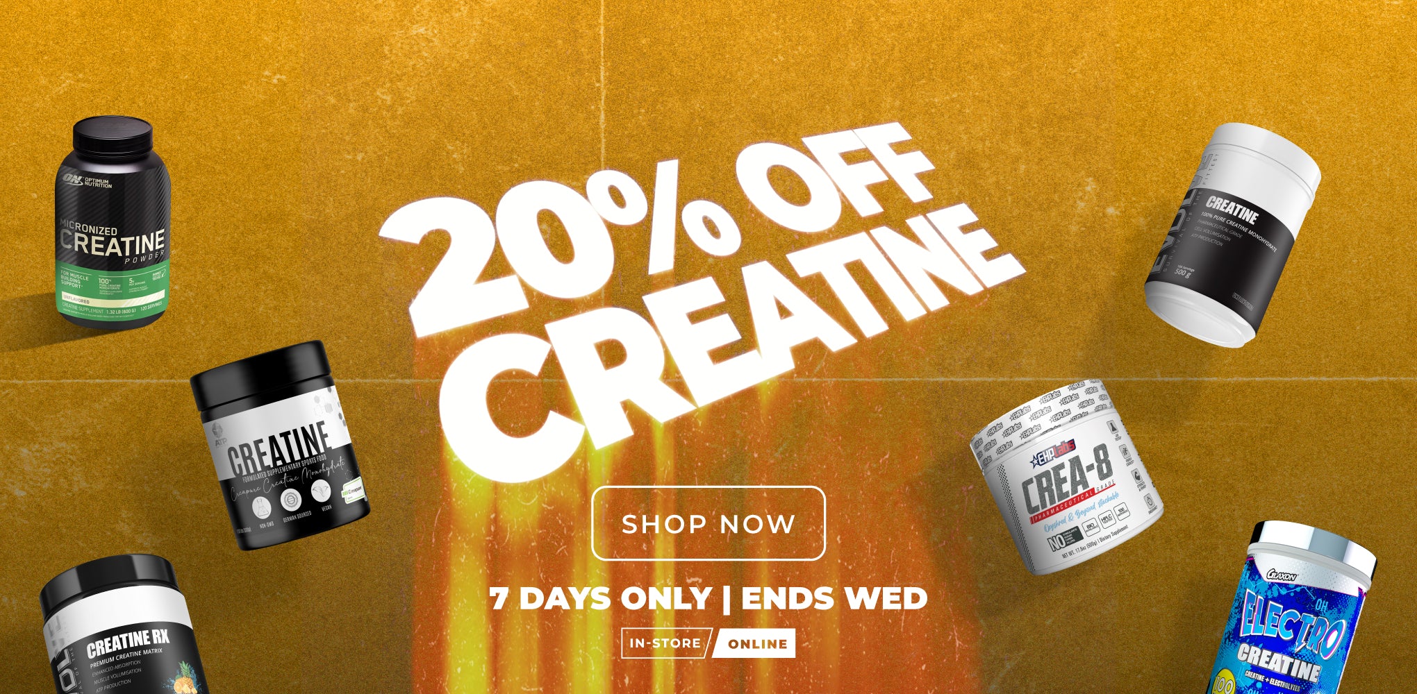 20% off creatine