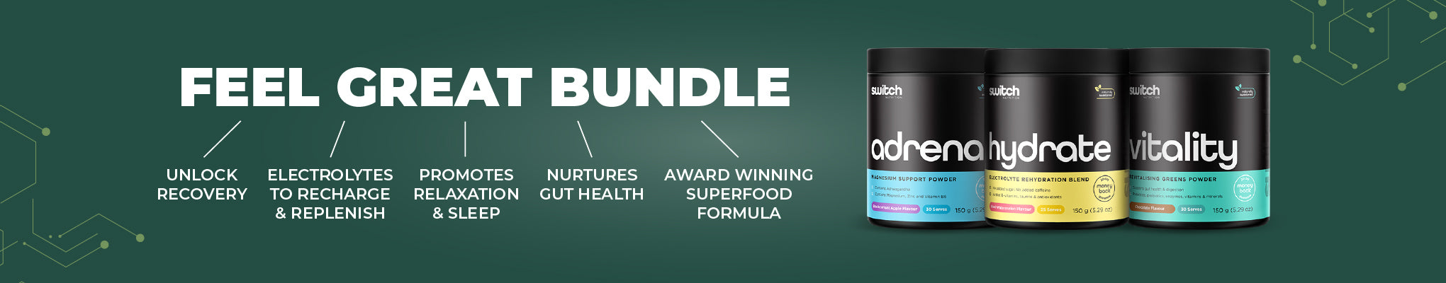 Body Hack Bundle Benefits - Feel Great Bundle