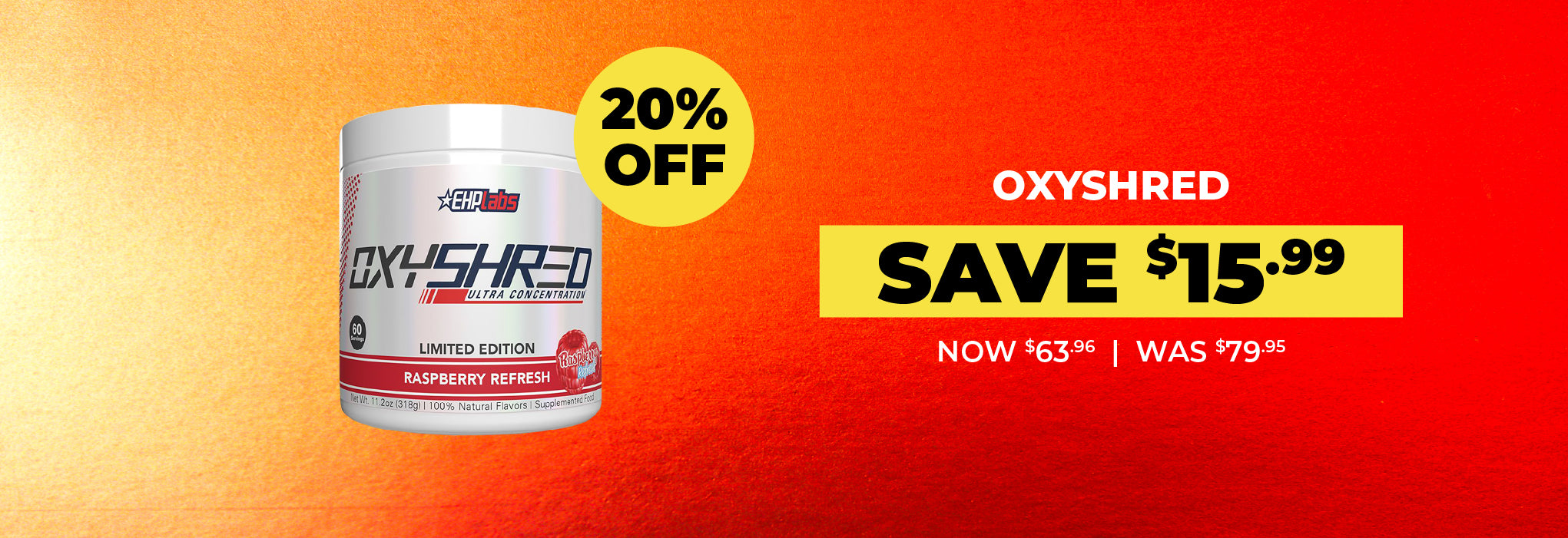 Boxing Day Sale - 20% off Oxyshred