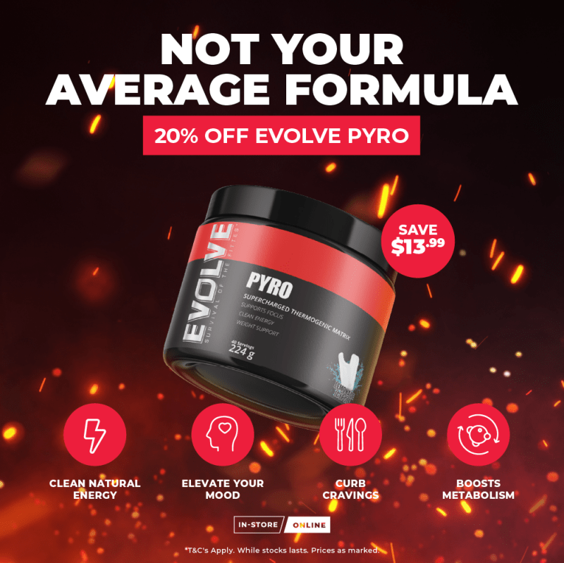 20% off Evolve Pyro