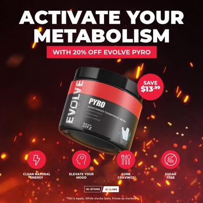 20% off Evolve Pyro