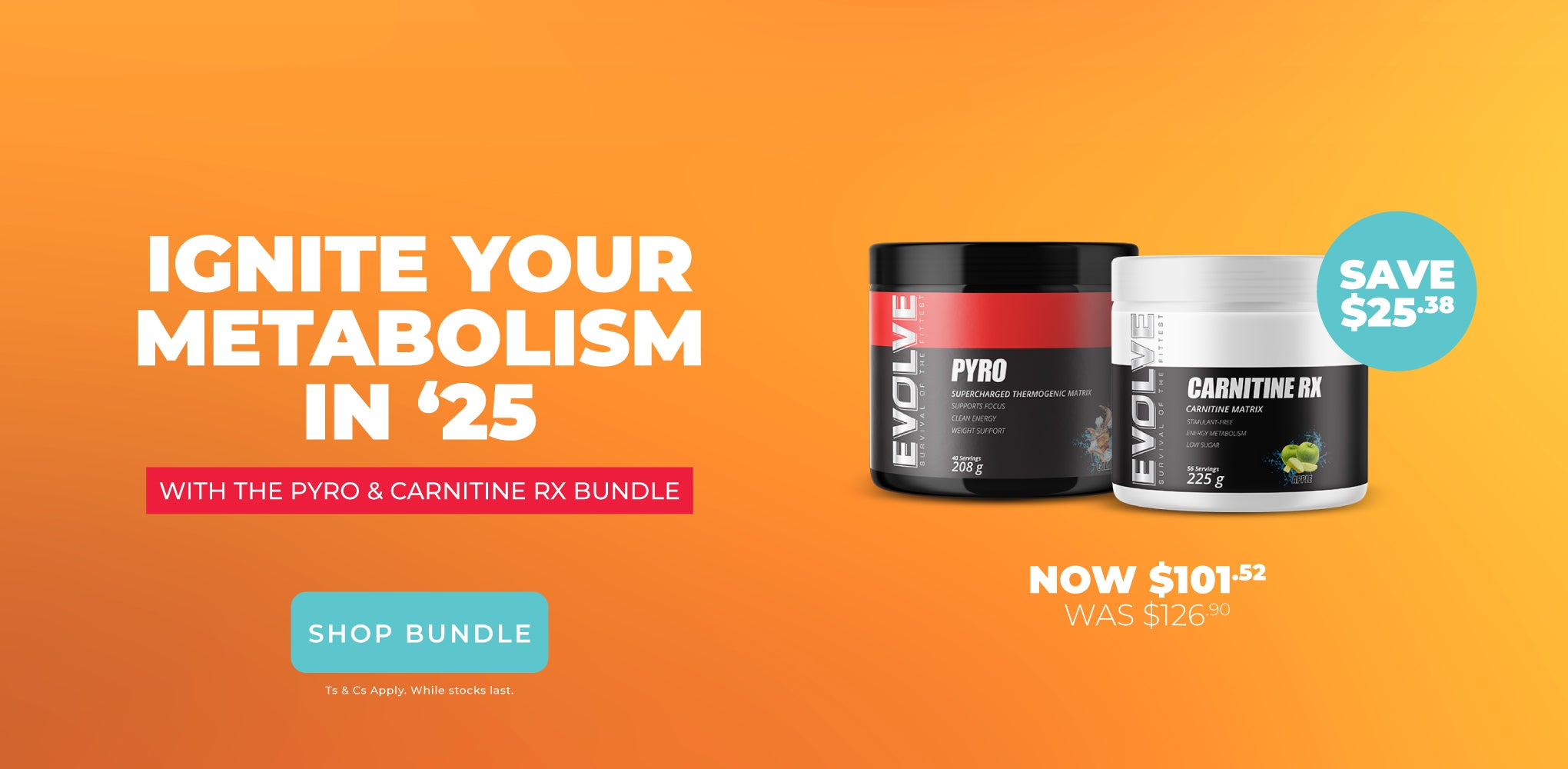 SAVE 20% off the Pyro & Carnitine RX Bundle