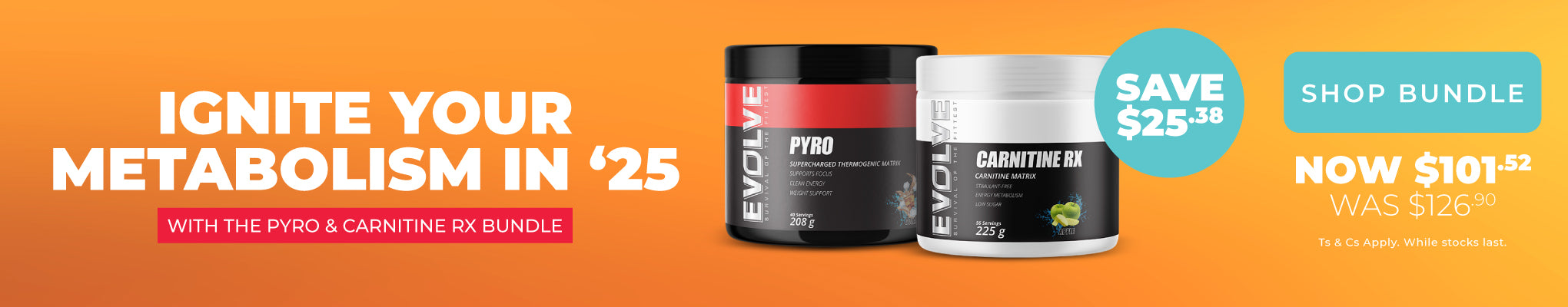 SAVE 20% off the Pyro & Carnitine RX Bundle