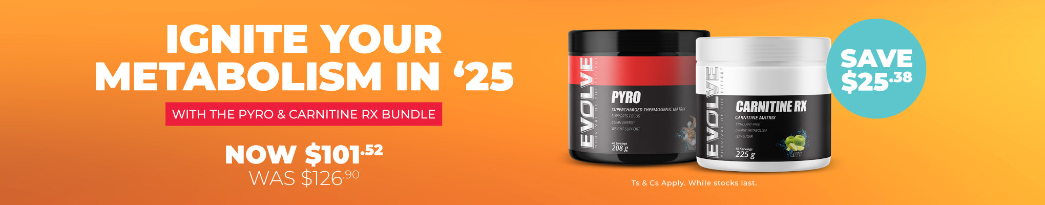 SAVE 20% off the Pyro & Carnitine RX Bundle