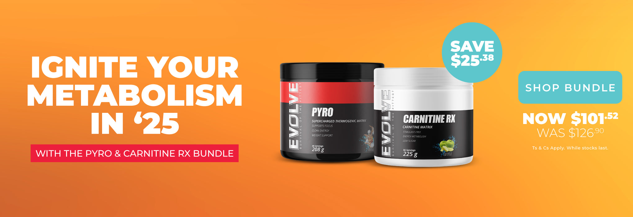 SAVE 20% off the Pyro & Carnitine RX Bundle