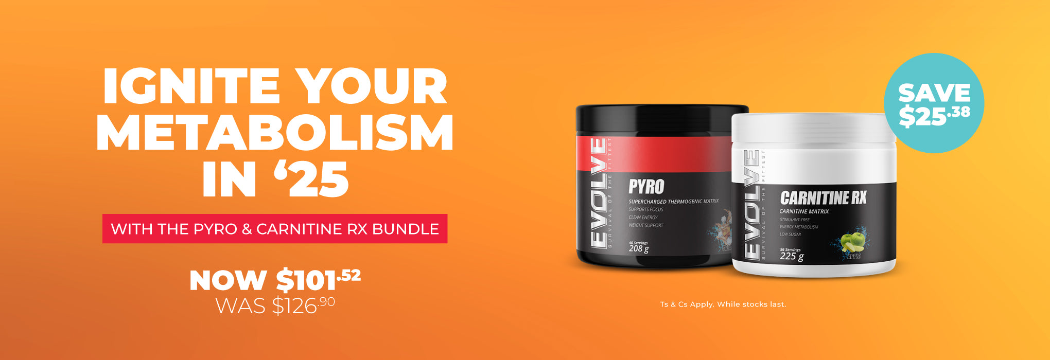 SAVE 20% off the Pyro & Carnitine RX Bundle