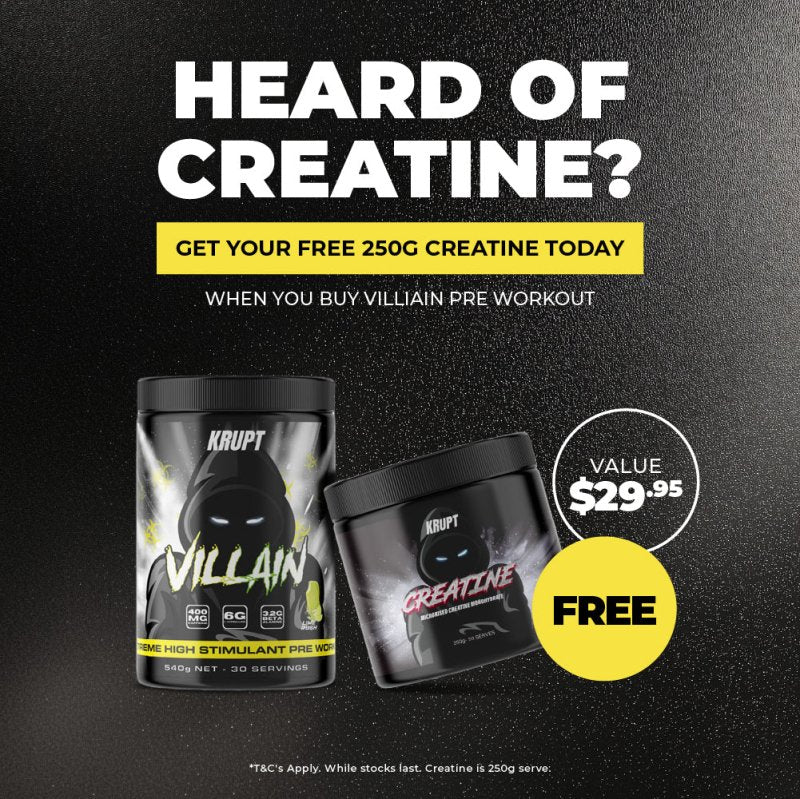 KRUPT Online Deal - FREE Creatine