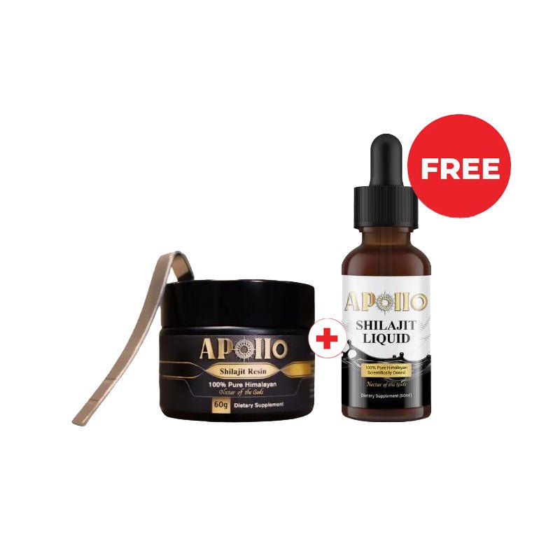 Apollo Shilajit + FREE Shilajit Liquid