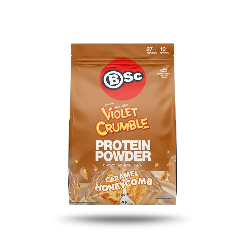 Body Science BSC Violet Crumble Protein Powder - Caramel Honeycomb