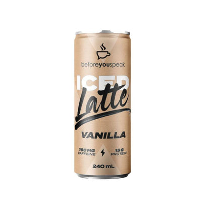 Before You Speak Iced Latte 240ml - Vanilla