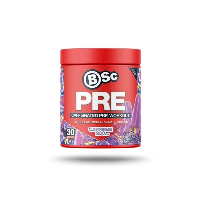 Body Science BSC PRE Caffeinated PWO - Grape Ice Pop