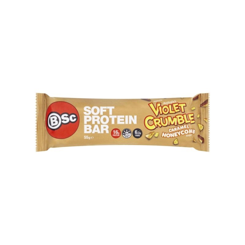 Body Science BSC Violet Crumble Soft Protein Bar 55g