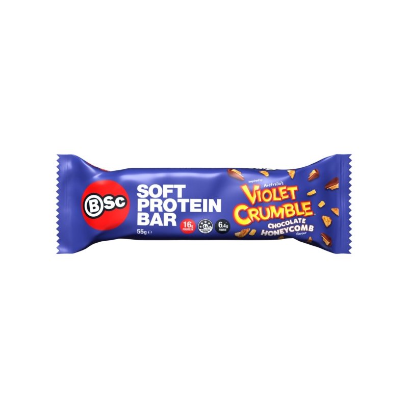 Body Science BSC Violet Crumble Soft Protein Bar 55g