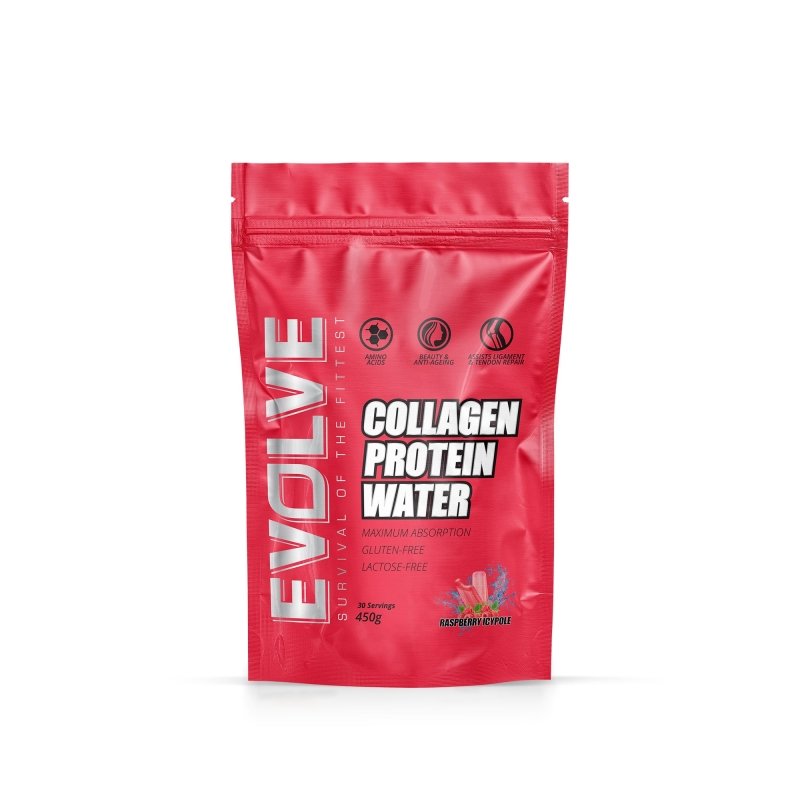 Evolve Collagen Protein Water + Astragin - Raspberry