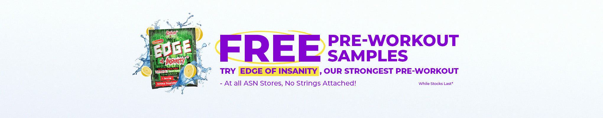 Edge of Insanity - FREE Sample at every store