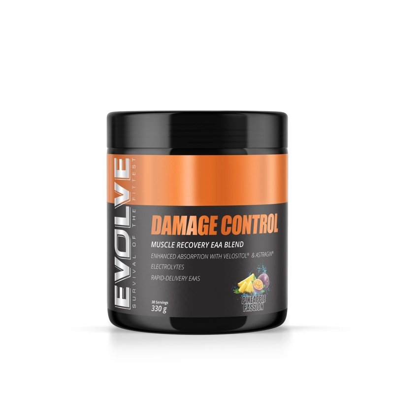 Evolve Damage Control + Electrolytes 30 serve - Pineapple Passion