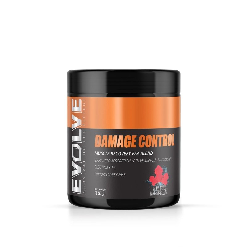 Evolve Damage Control + Electrolytes 30 serve - Red Frog Raspberry