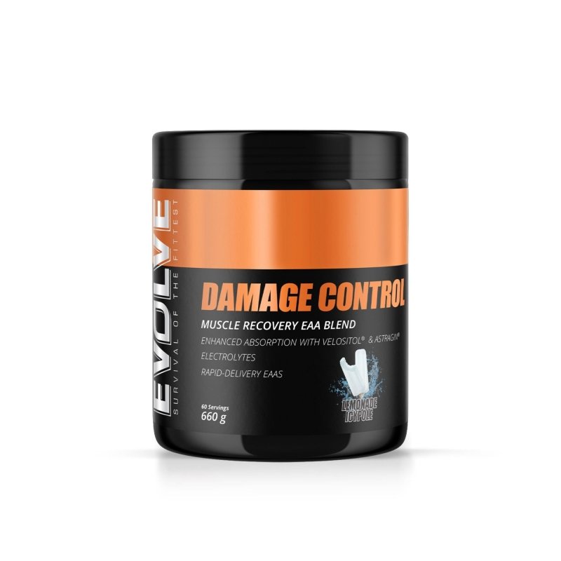 Evolve Damage Control + Electrolytes - 60 serve lemonade icypole