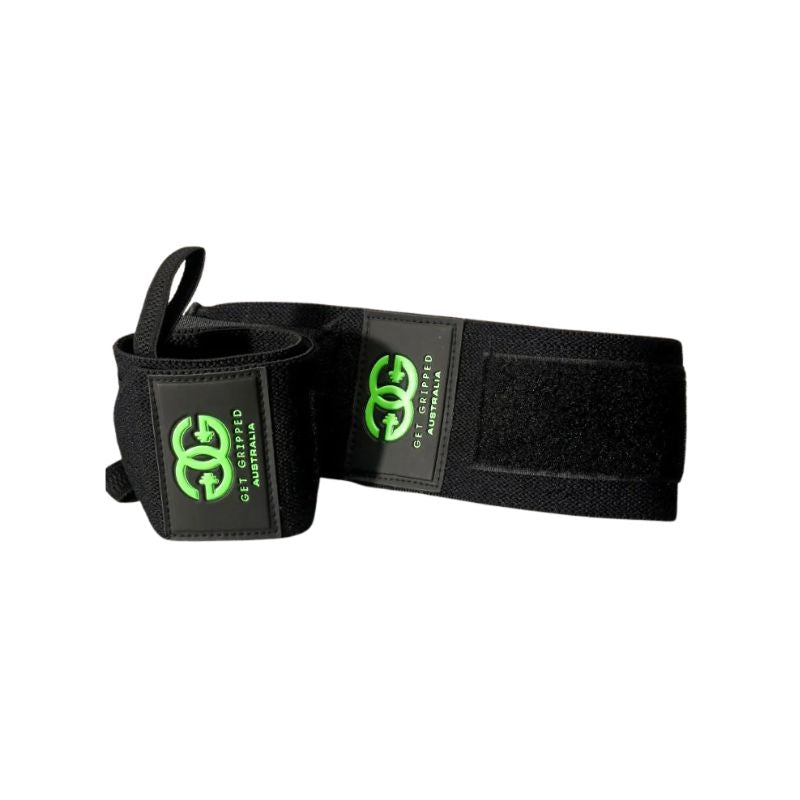 Get Gripped Wrist Wraps - Black