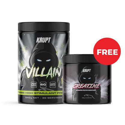 Krupt Villain + FREE Creatine - Lime Rush