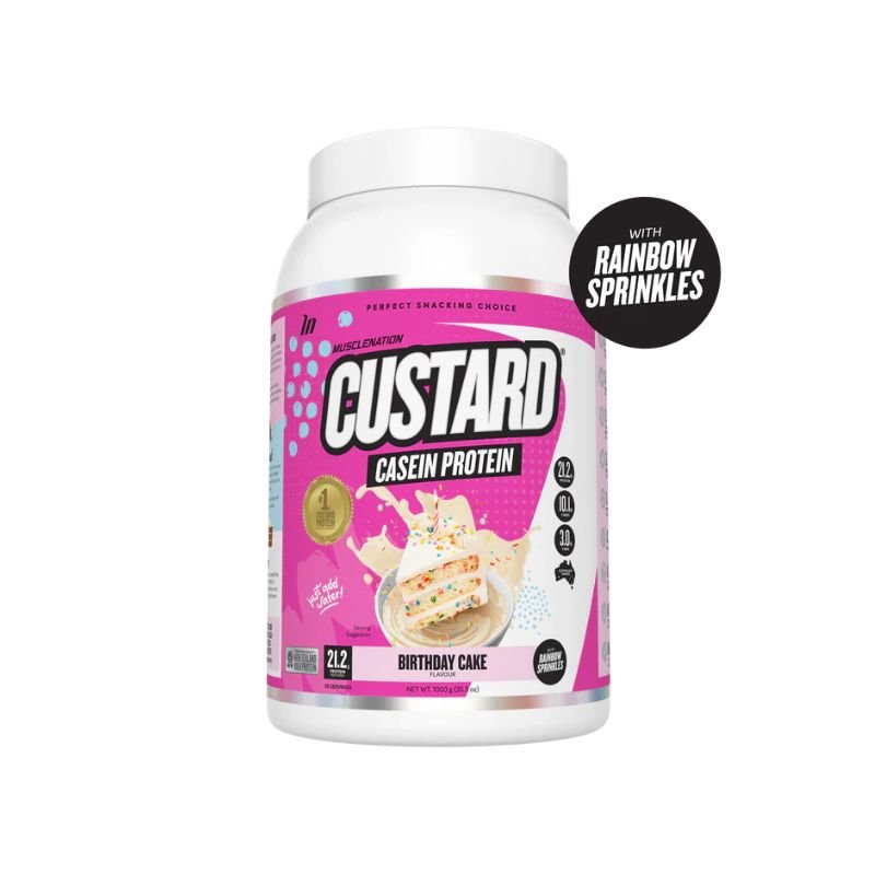 Muscle Nation Custard Casein - Birthday Cake