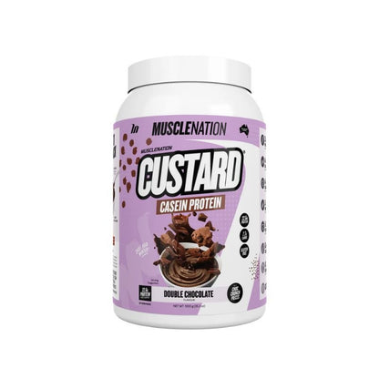 Muscle Nation Custard Casein - Double Chocolate