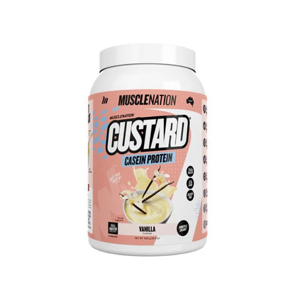 Muscle Nation Custard Casein - Vanilla