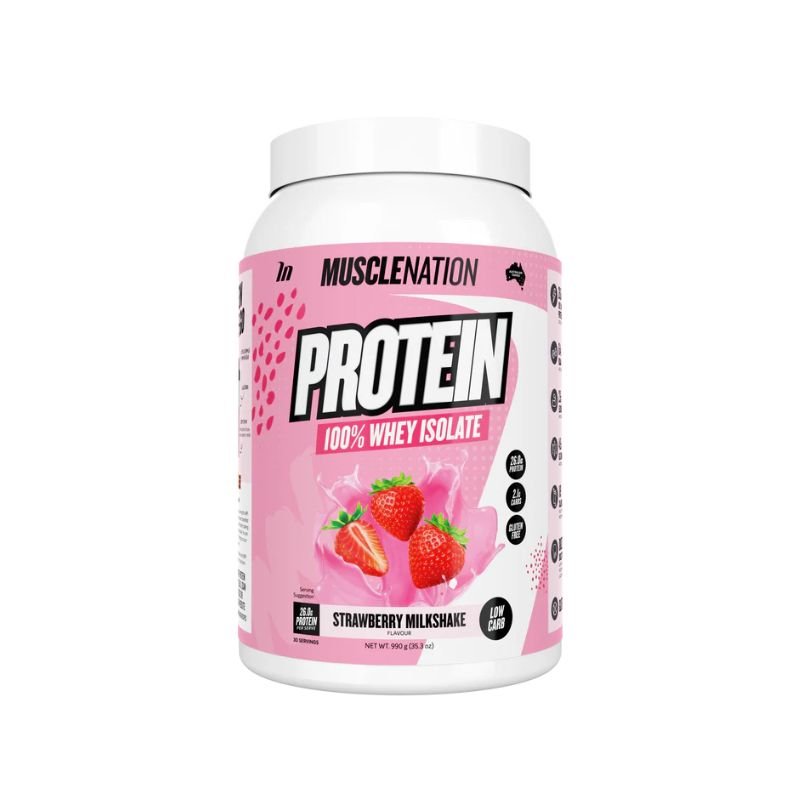 Muscle Nation Whey Protein Isolate - Strawberry Milkshake