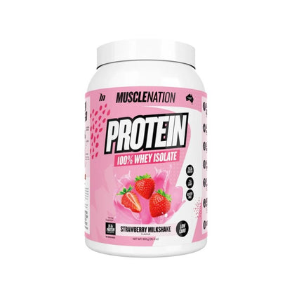 Muscle Nation Whey Protein Isolate - Strawberry Milkshake