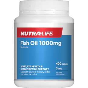 Nutra-Life Fish Oil 1000mg Vitamins and Health