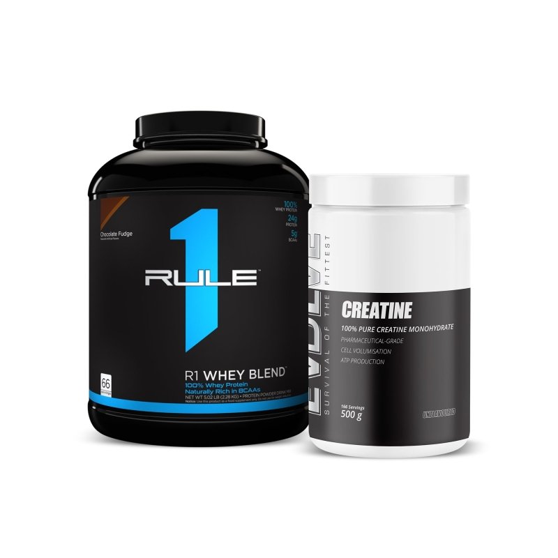 Rule 1 R1 Whey Blend &amp; Creatine Bundle