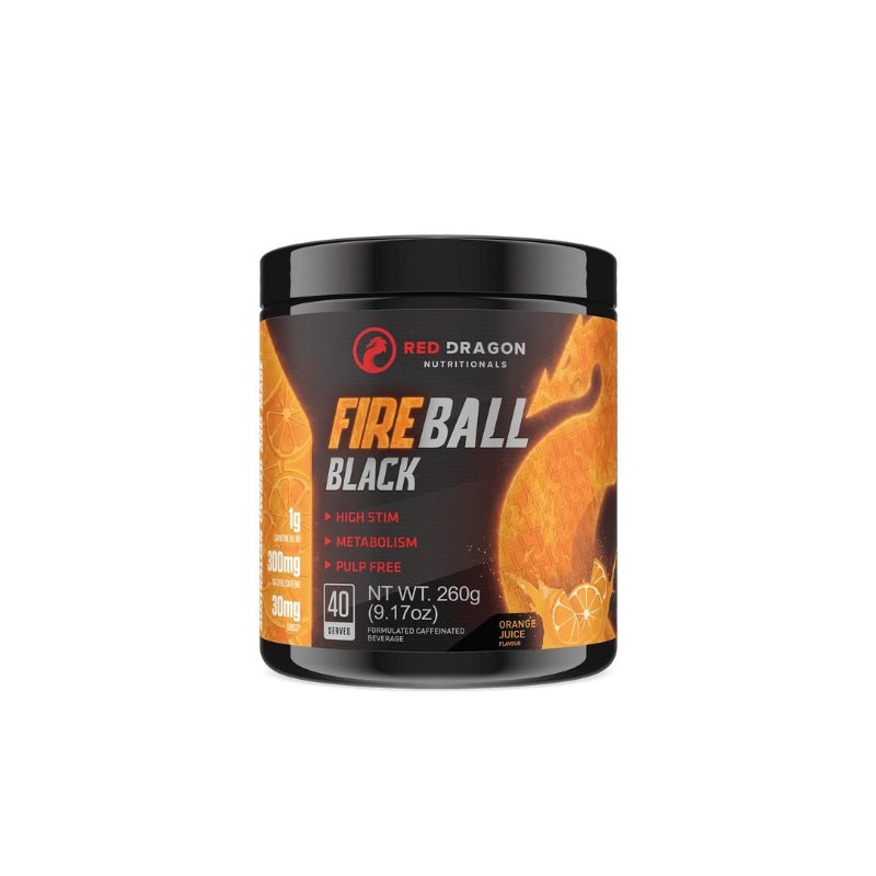 Red Dragon Fireball Black Orange Juice