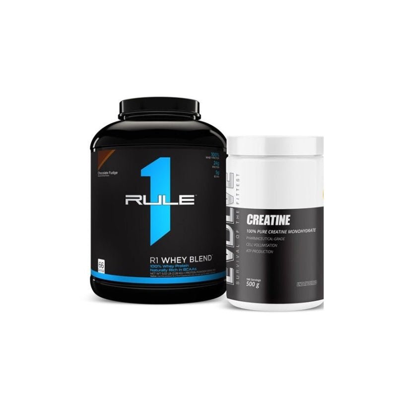 Rule 1 R1 Whey Blend &amp; Creatine Bundle