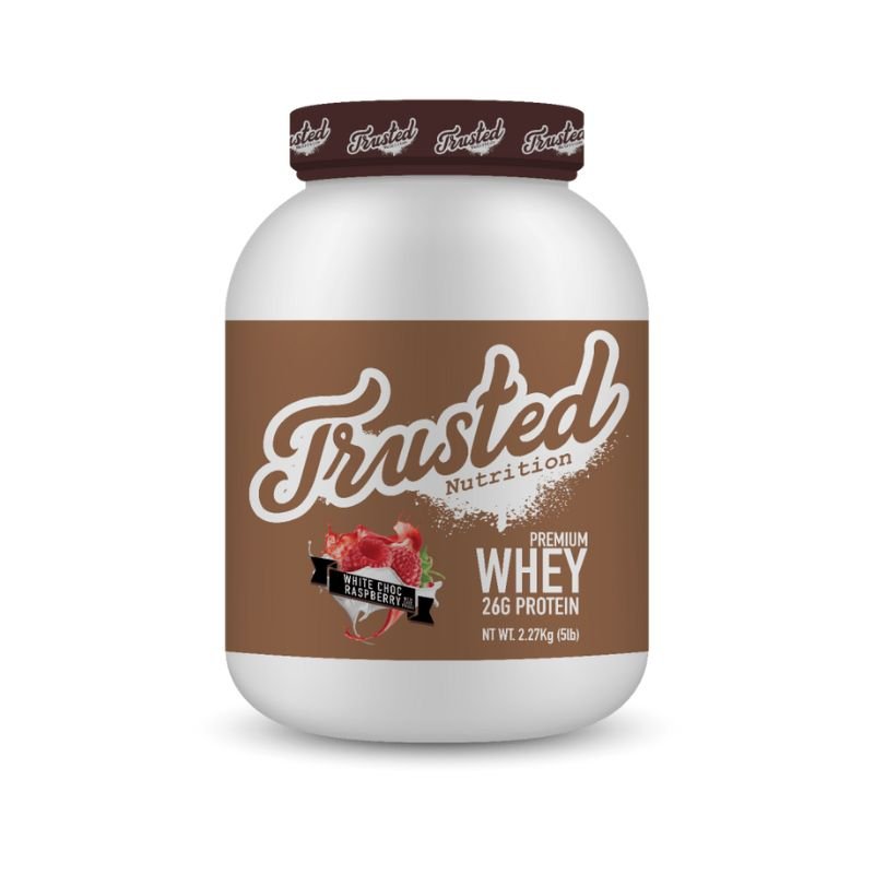 Trusted Nutrition Premium Whey - 5lb White Choc Raspberry