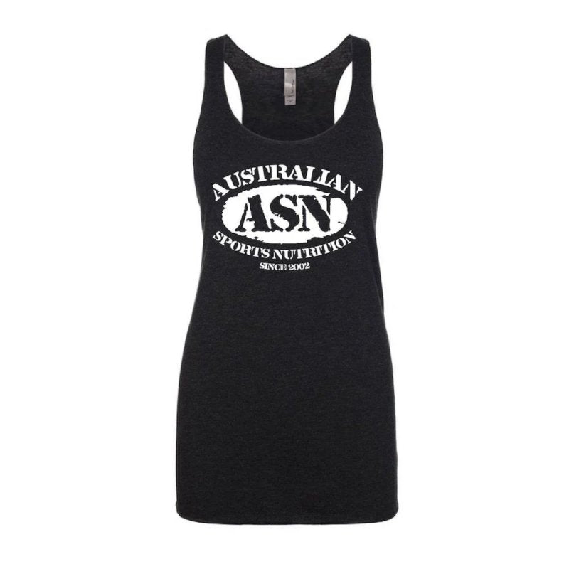 Australian Sports Nutrition Racer Back Singlet - Womens