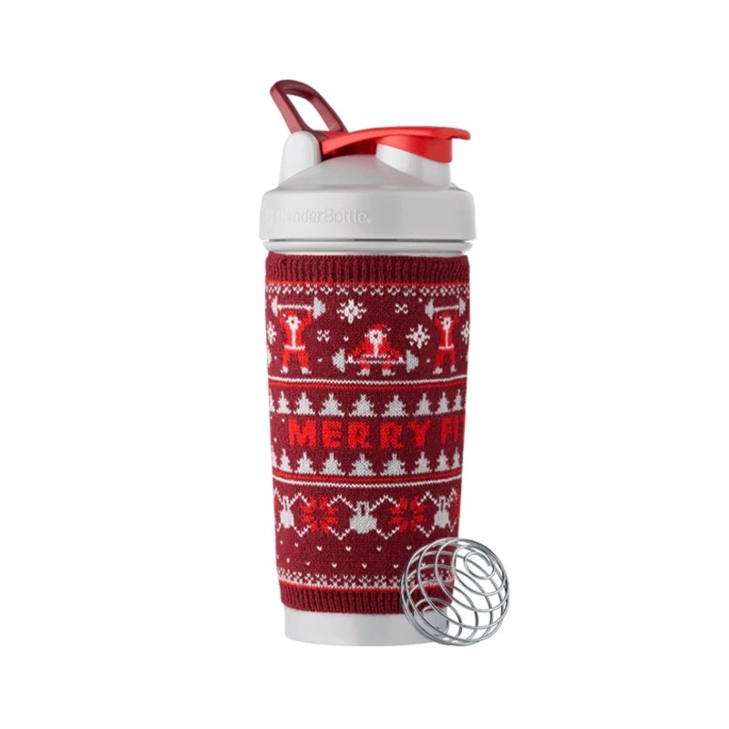 Blender Bottle Classic V2 Merry Fitmas Protein Shaker