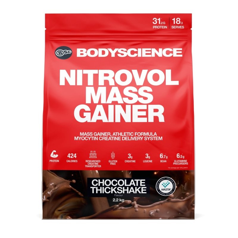 Body Science BSC Nitrovol Mass Gainer Protein Powder