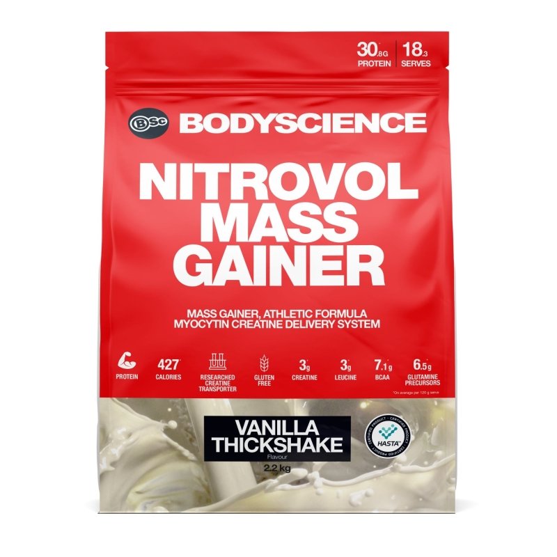 Body Science BSC Nitrovol Mass Gainer Protein Powder