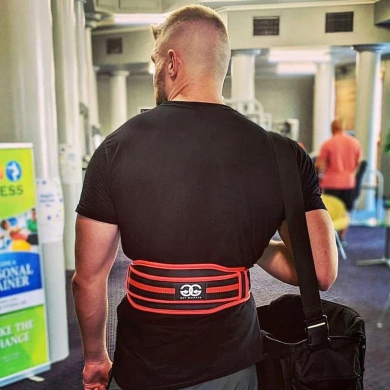 Get Gripped Neoprene Belt Red Lifestyle