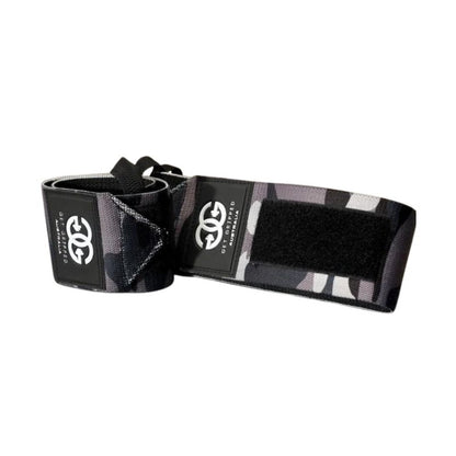 Get Gripped Premium Wrist Wraps Black Grey