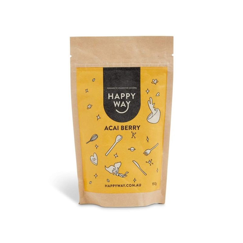 Happy Way Organic Acai Berry Powder Vitamins and Health