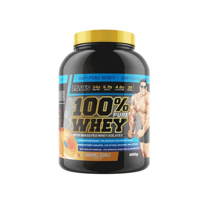 Maxs Supplements 100 Percent Whey caramel Donut