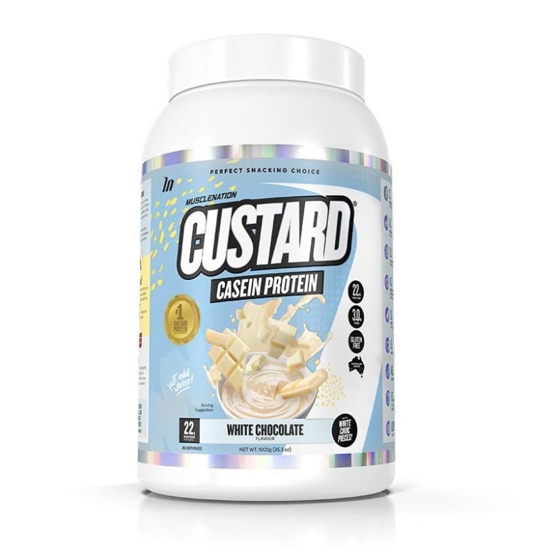 Muscle Nation Custard Protein Powder Casein