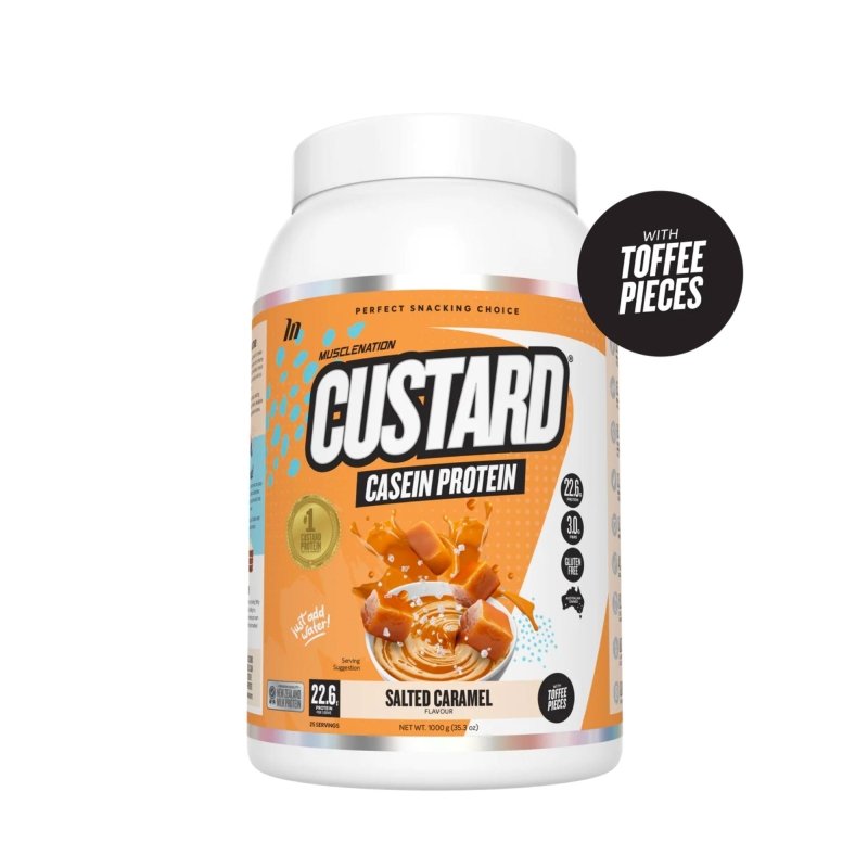 Muscle Nation Custard Protein Powder Casein