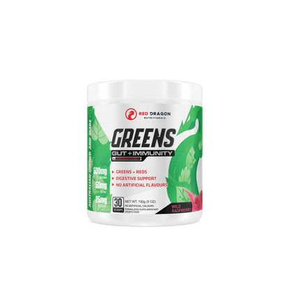 Red Dragon Greens Gut plus Immunity - Wild Raspberry