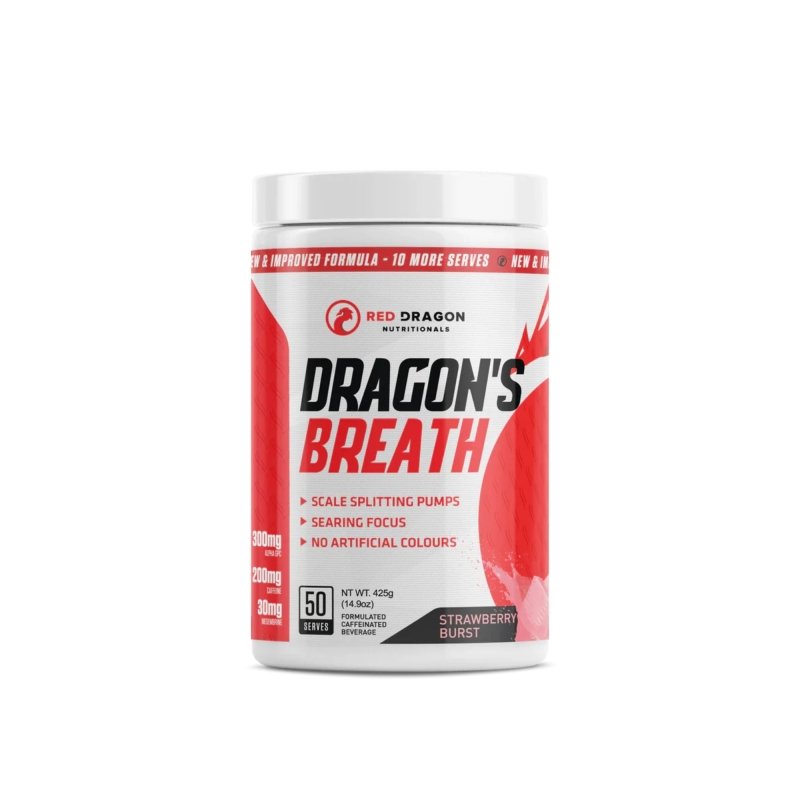 Red Dragons Breath White - Strawberry Burst