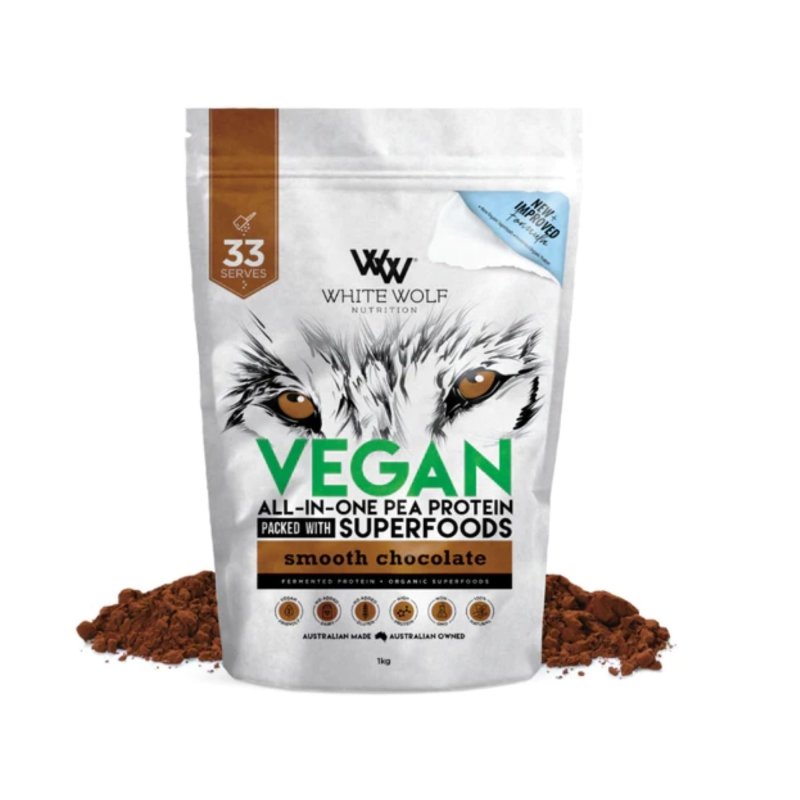 White Wolf Vegan All in One Plant Protein Powder